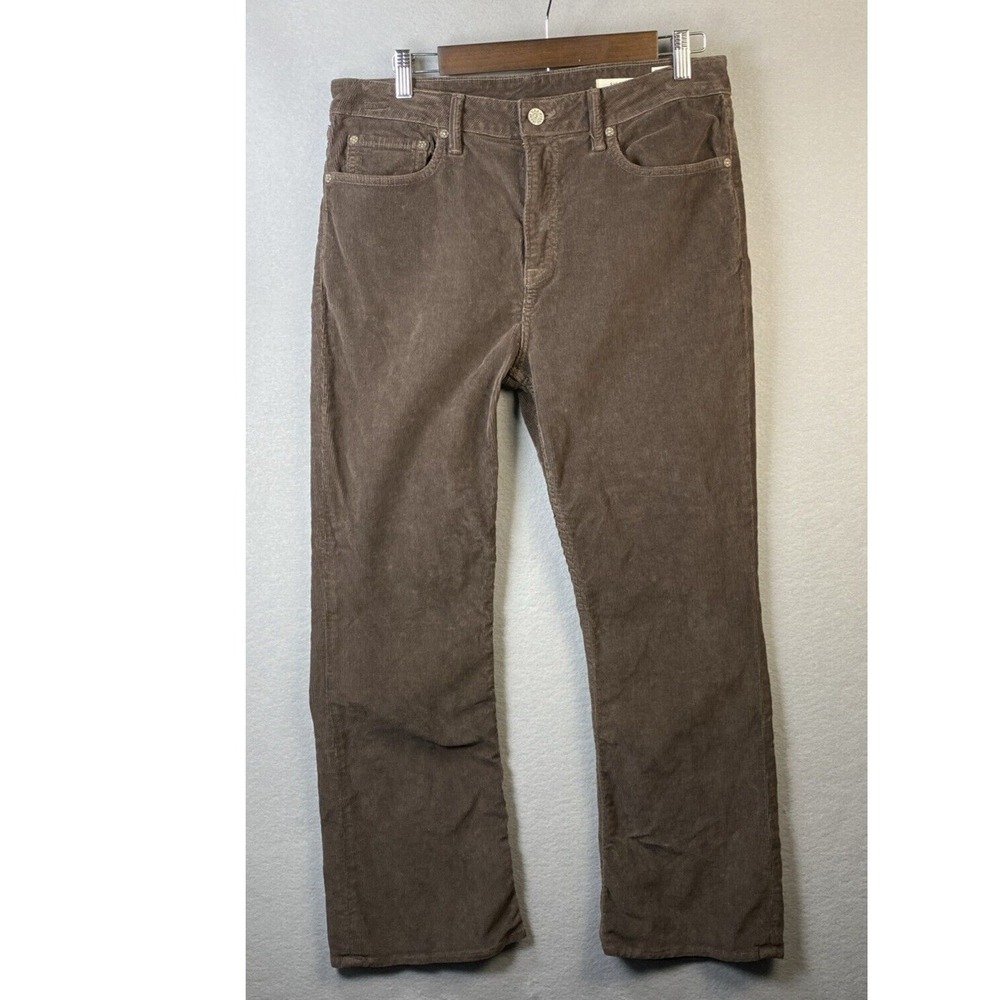 NOEND Denim Womens 31 Corduroy Brown Kick Flare Pants Western Cowgirl Made In US
